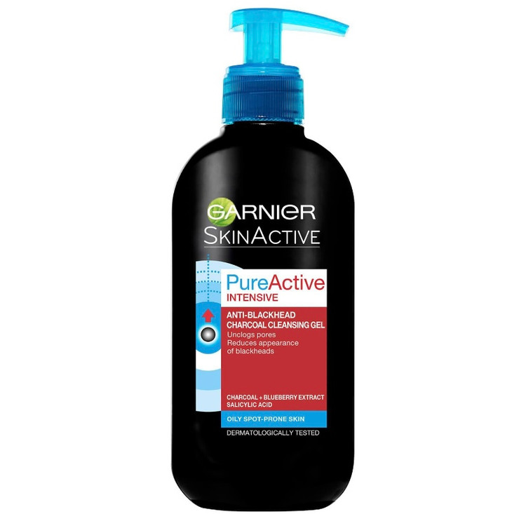 ژل شستوشوی زغال گارنیر Pure Active 200 میل